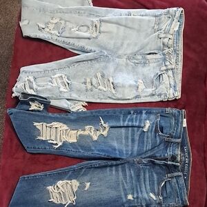 American Eagle Ripped Jeans Set